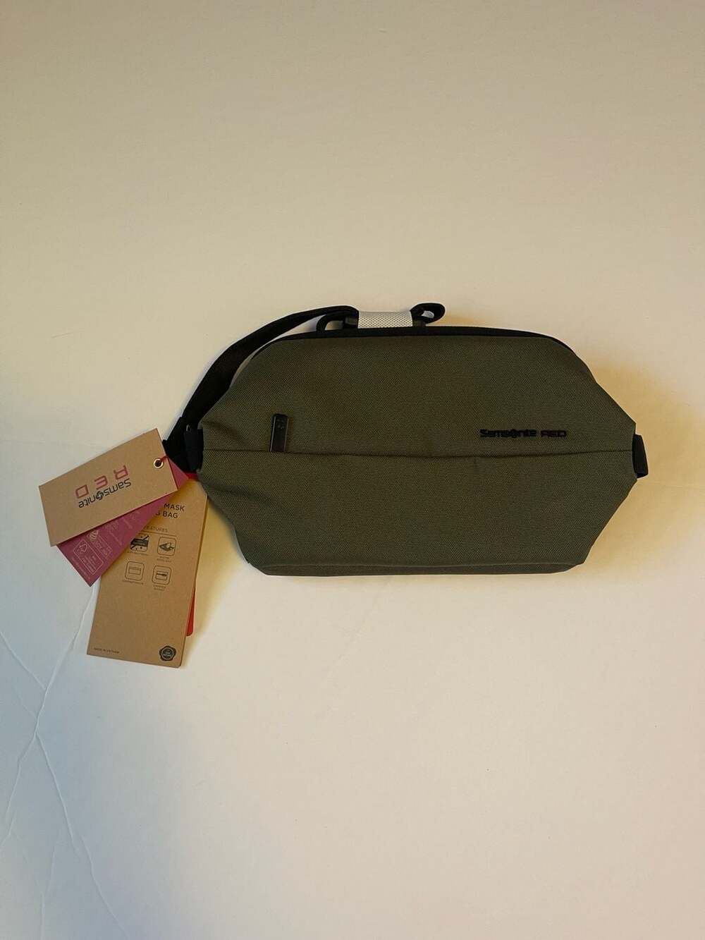 Samsonite Red Olive Green Phone Sling Bag